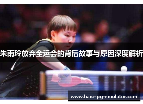 朱雨玲放弃全运会的背后故事与原因深度解析